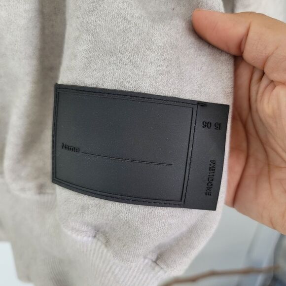 Welldone gray sweatshirt with reflective logo - Picture 9 of 15